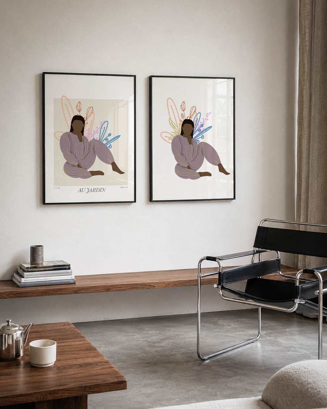 Vorm en kleurenspel Posterset
