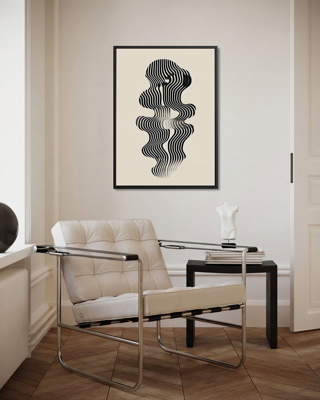 Golvende lijnen Kunstwerk