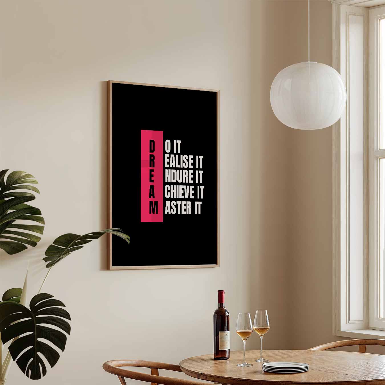 Motiverende Dromen Poster-WallArtistic