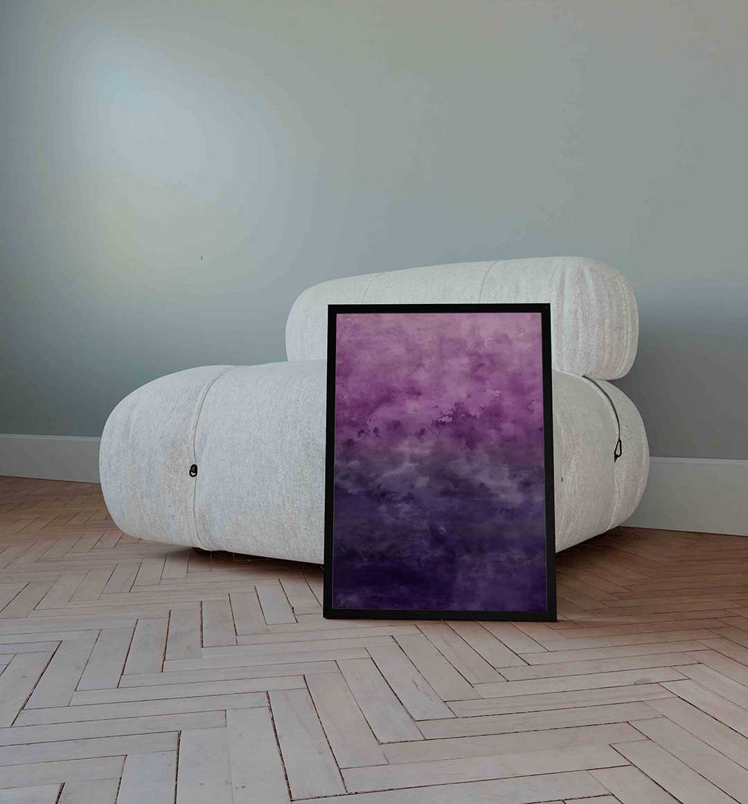 Paarse textuur Poster