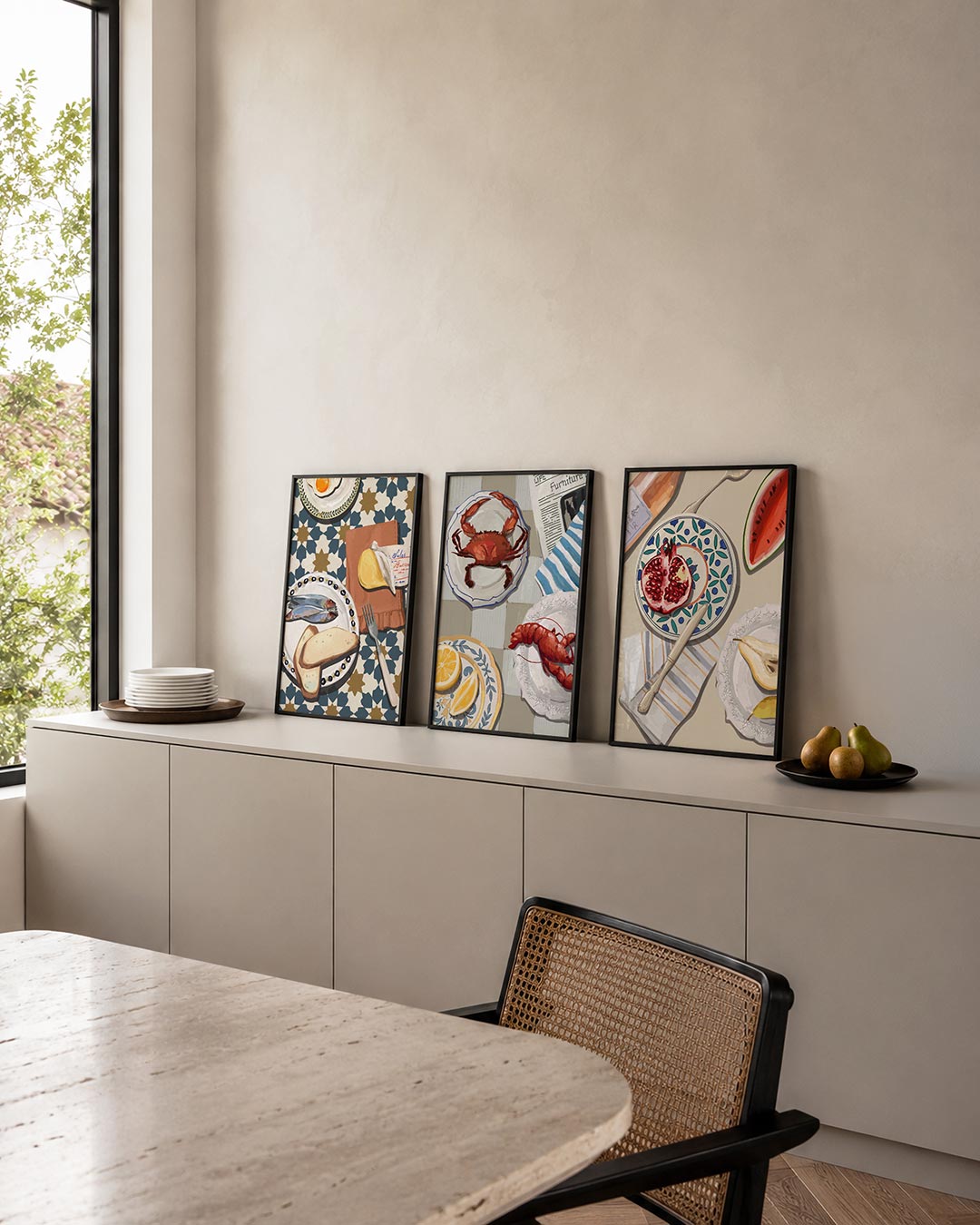 Ontbijtpatroon Posterset