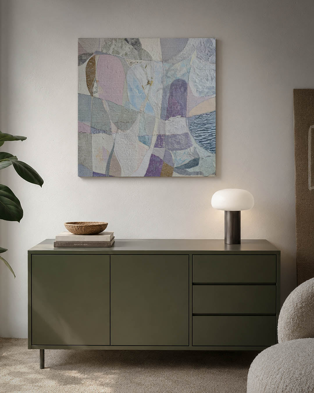 Organische vormen compositie Kunstwerk
