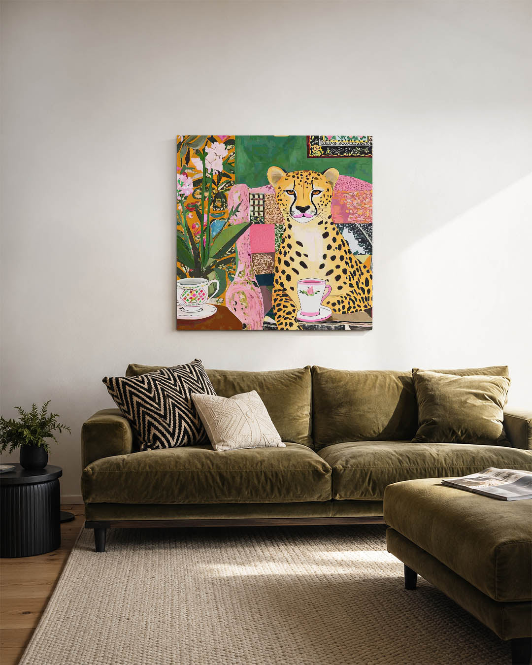 Vrolijke dierenkamer Kunstwerk