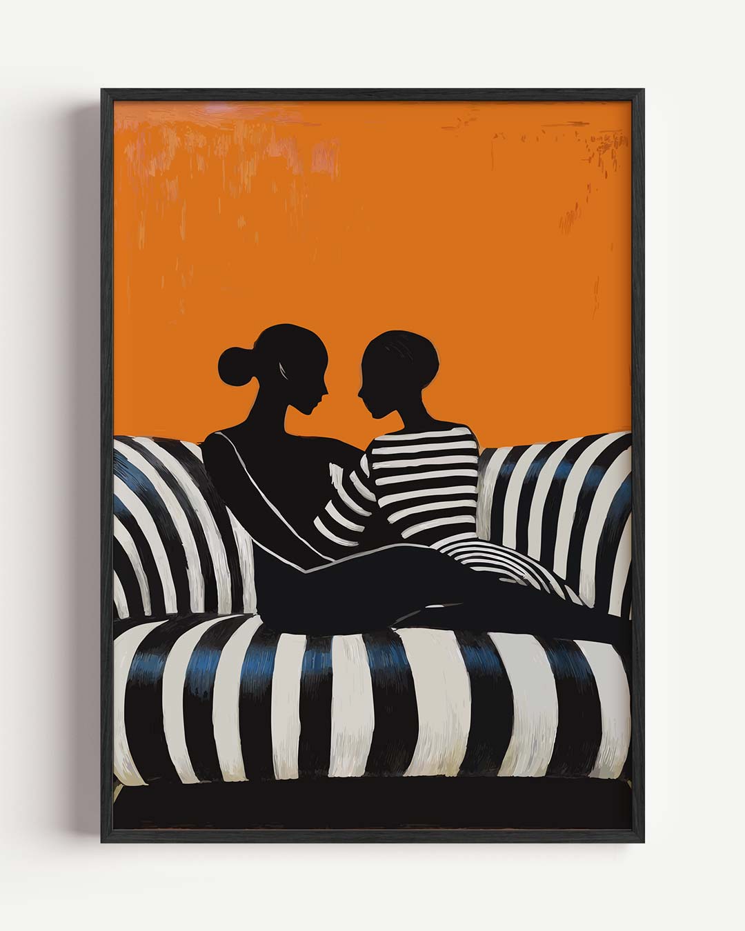 Stijlvolle Silhouetten Poster-WallArtistic
