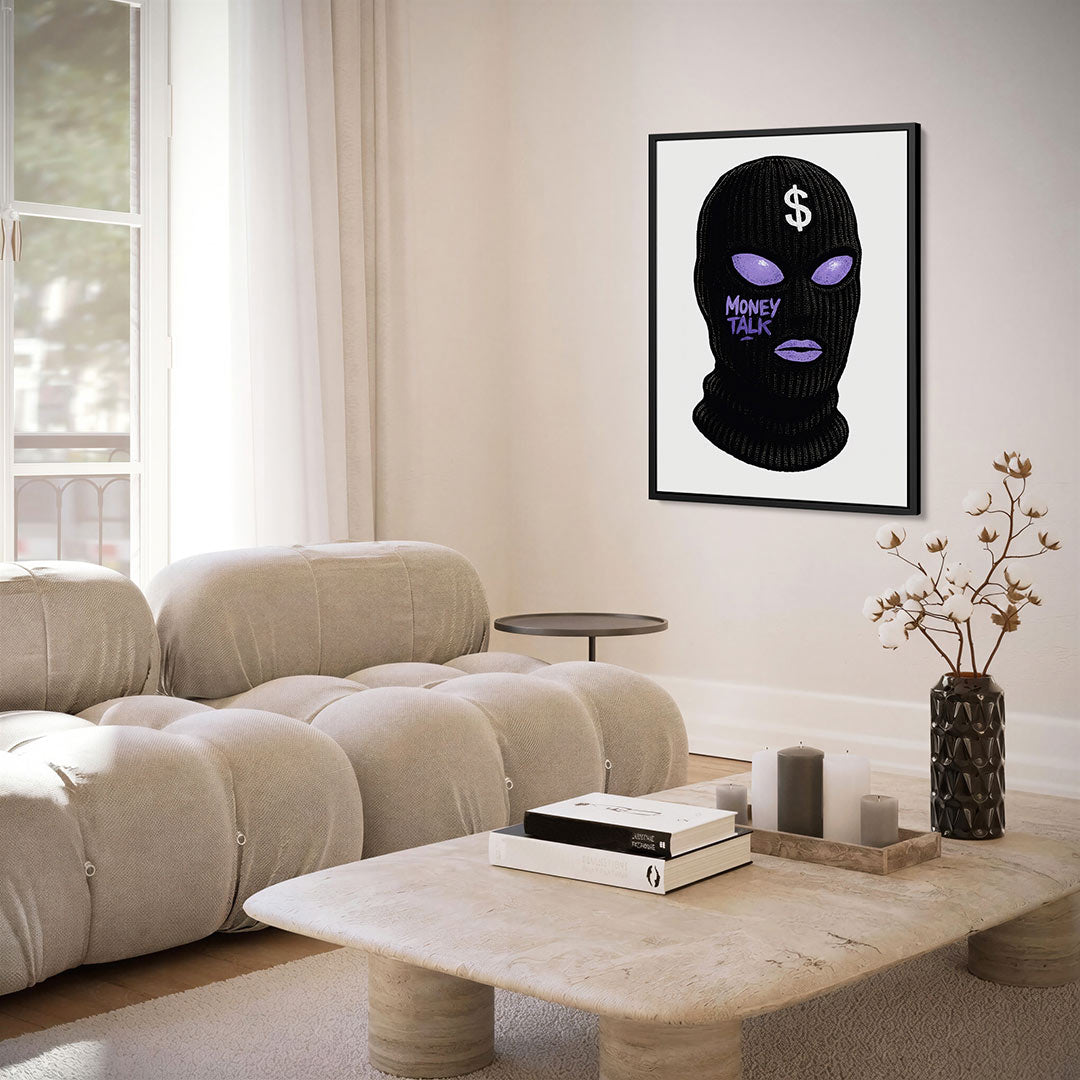 Grafische balaclava Kunstwerk