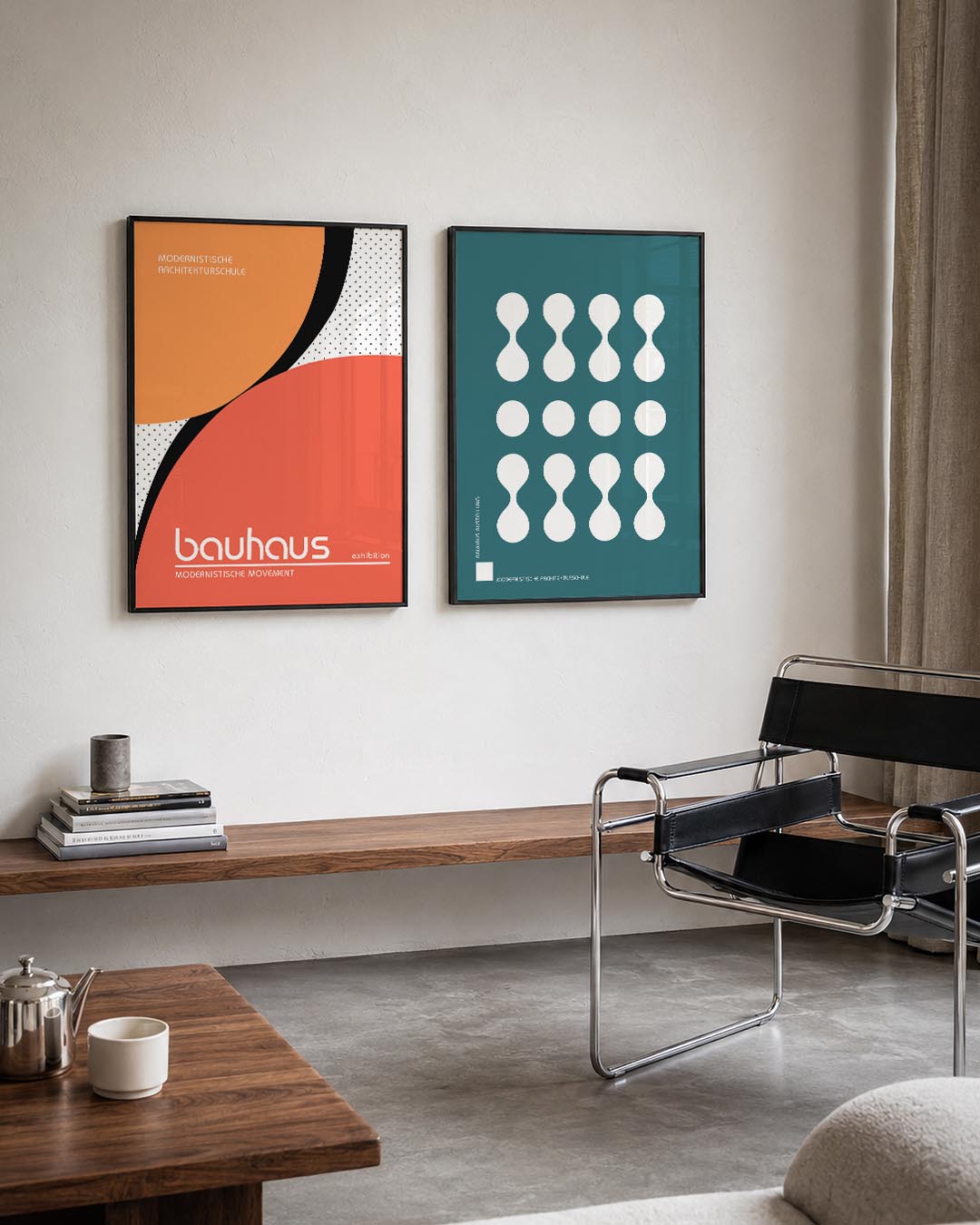 Vorm en kleurenspel Posterset