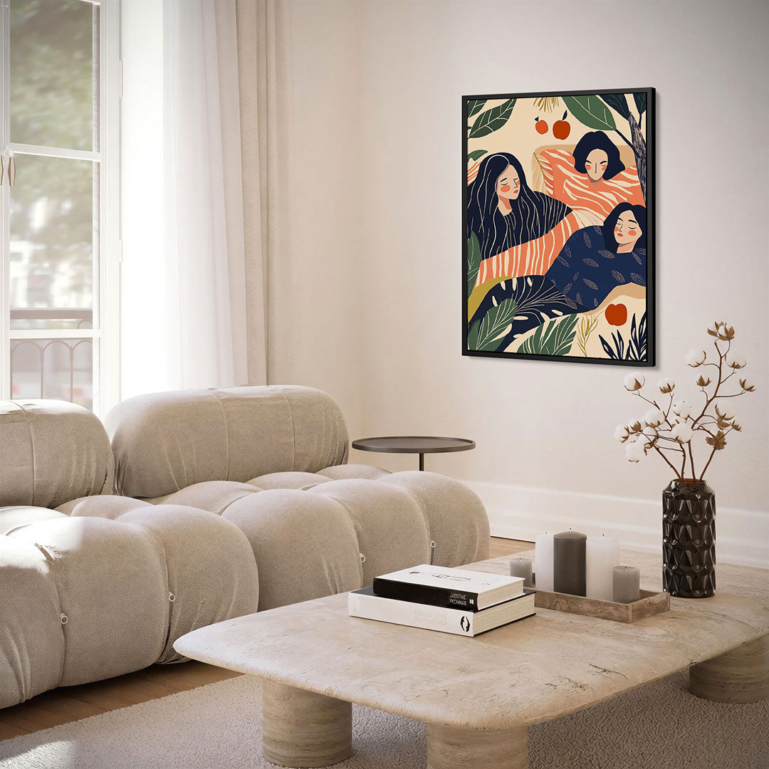 Dromerige figuren Kunstwerk