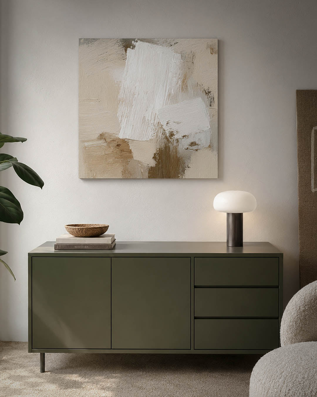 Neutrale vormen Kunstwerk