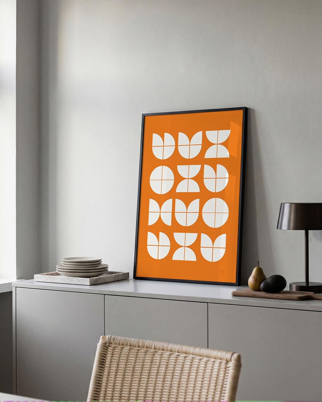 Vormritme en kleur Poster