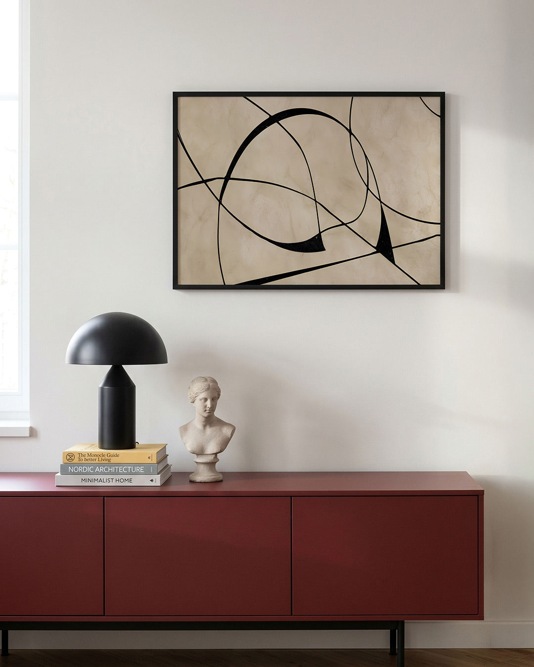 Abstracte lijnen Poster