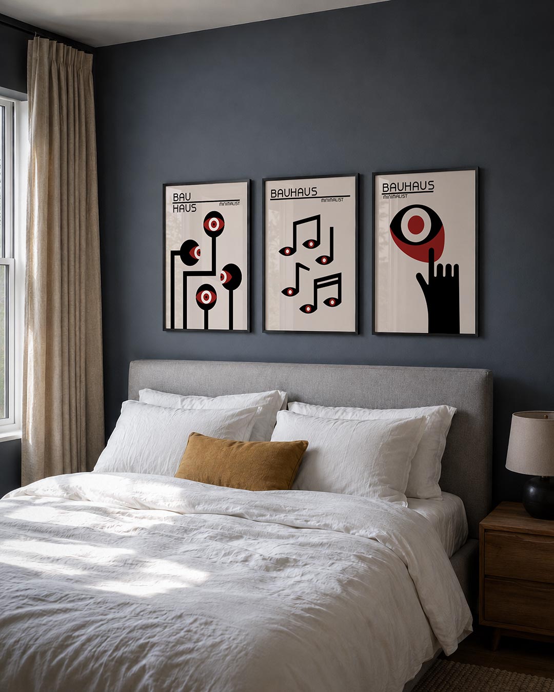 Oogvormen en lijnen Posterset