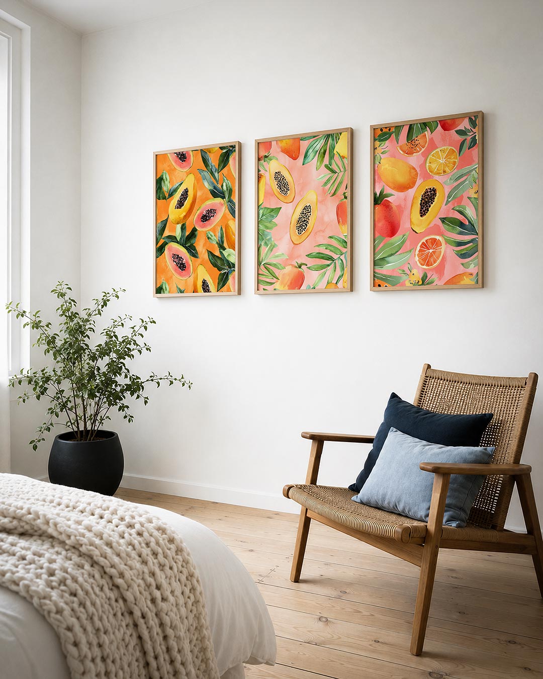 Fruitige kleurexplosie Posterset