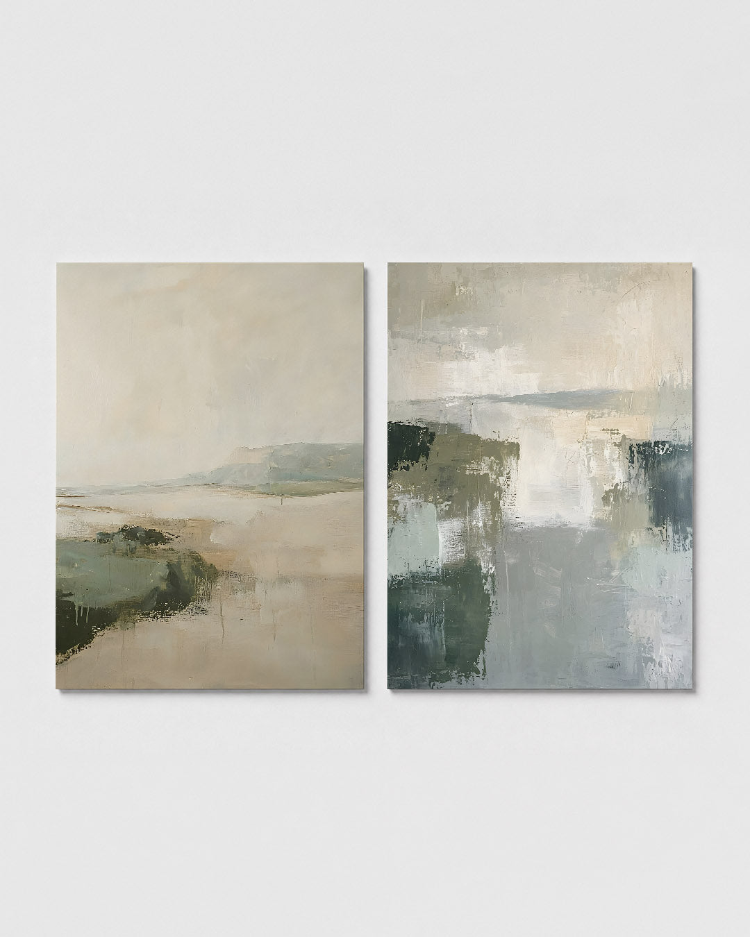 Zachte landschapstonen Posterset