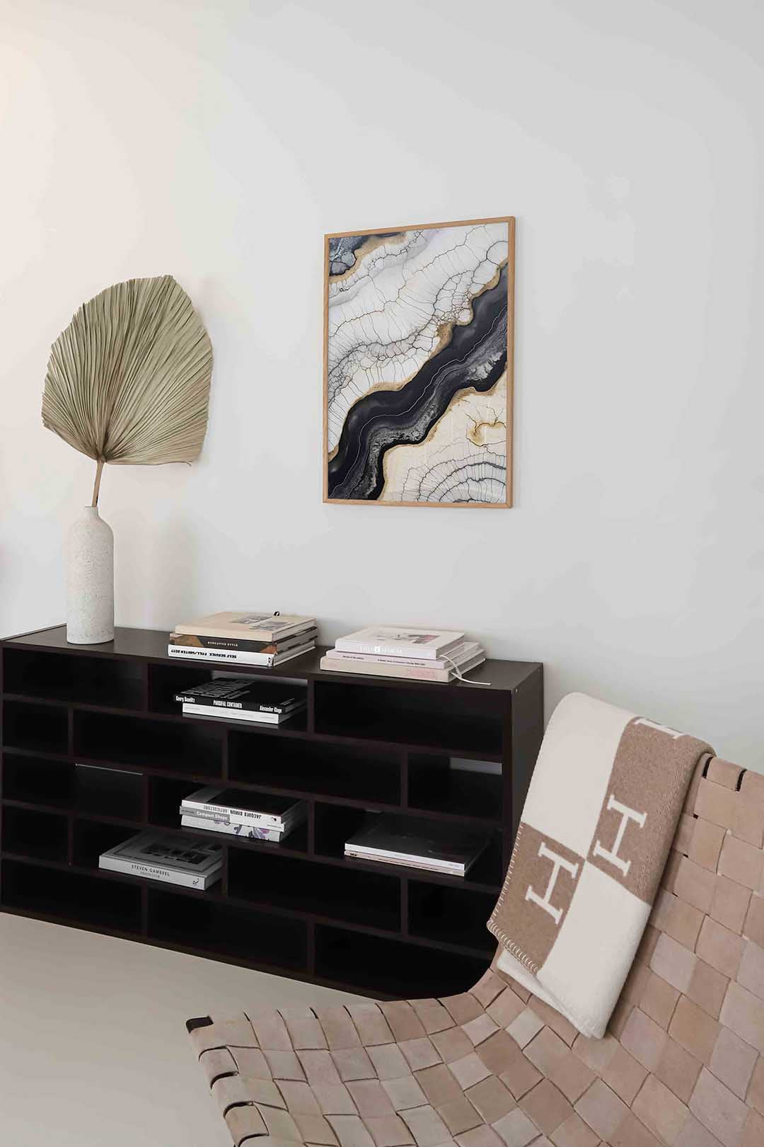 Abstracte lijnen en patronen Poster
