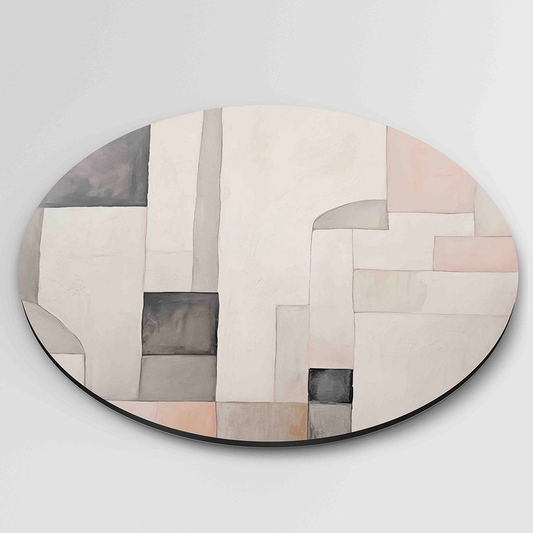 Abstracte vormen Muurcirkel