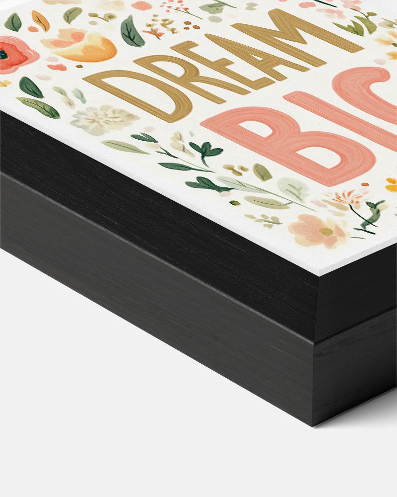 Dream Big Bloemenposter-WallArtistic