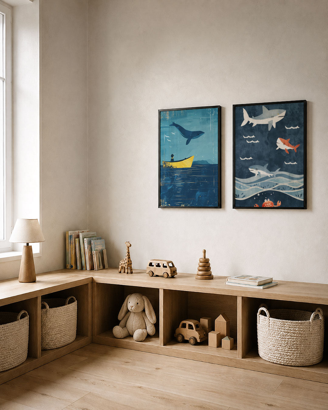 Zee en lucht Posterset
