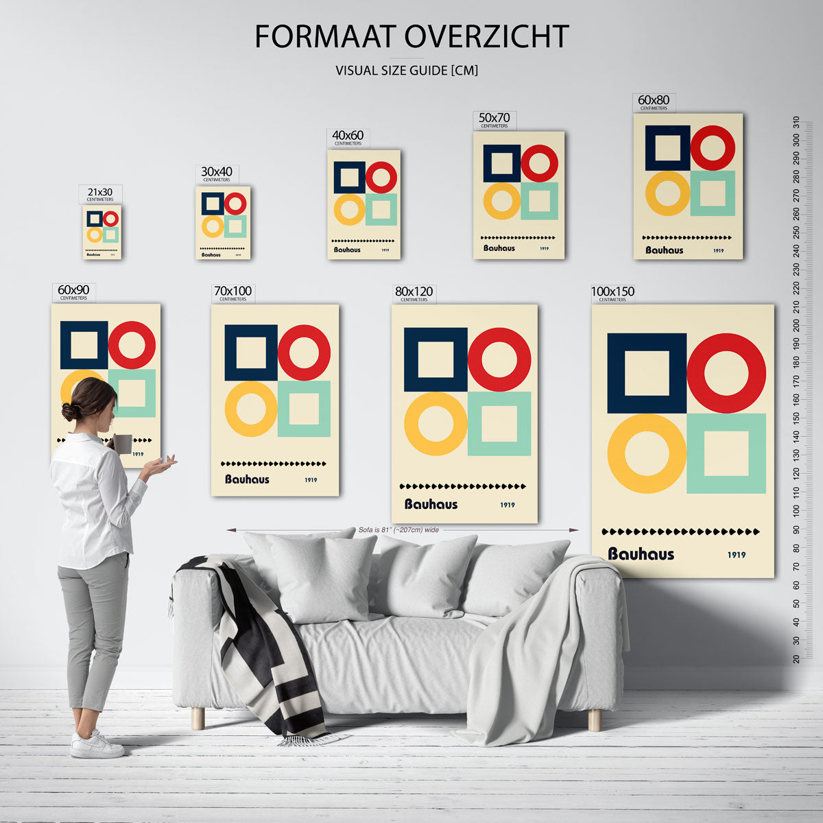 Vorm en kleur Poster