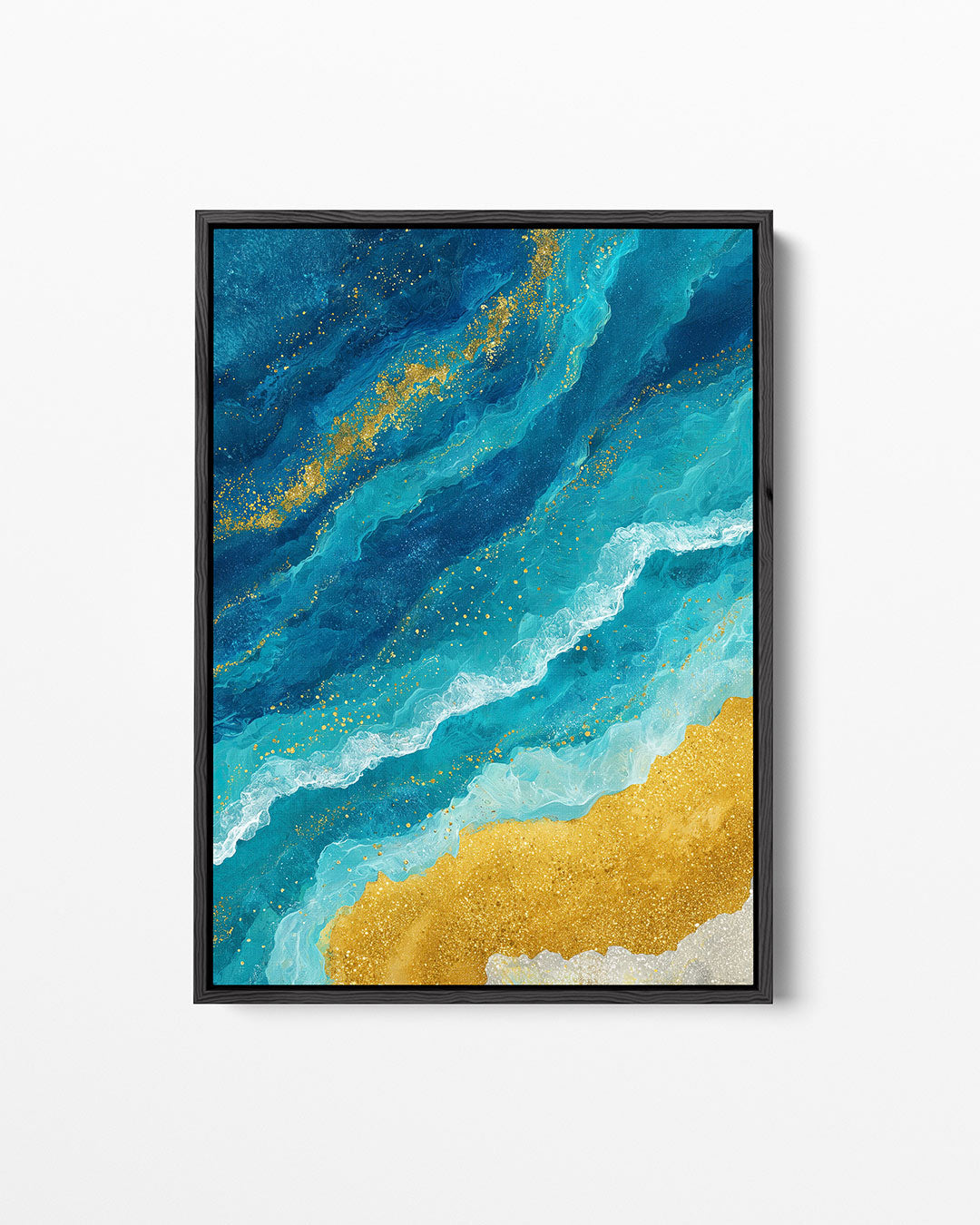 Golvende kleuren Kunstwerk