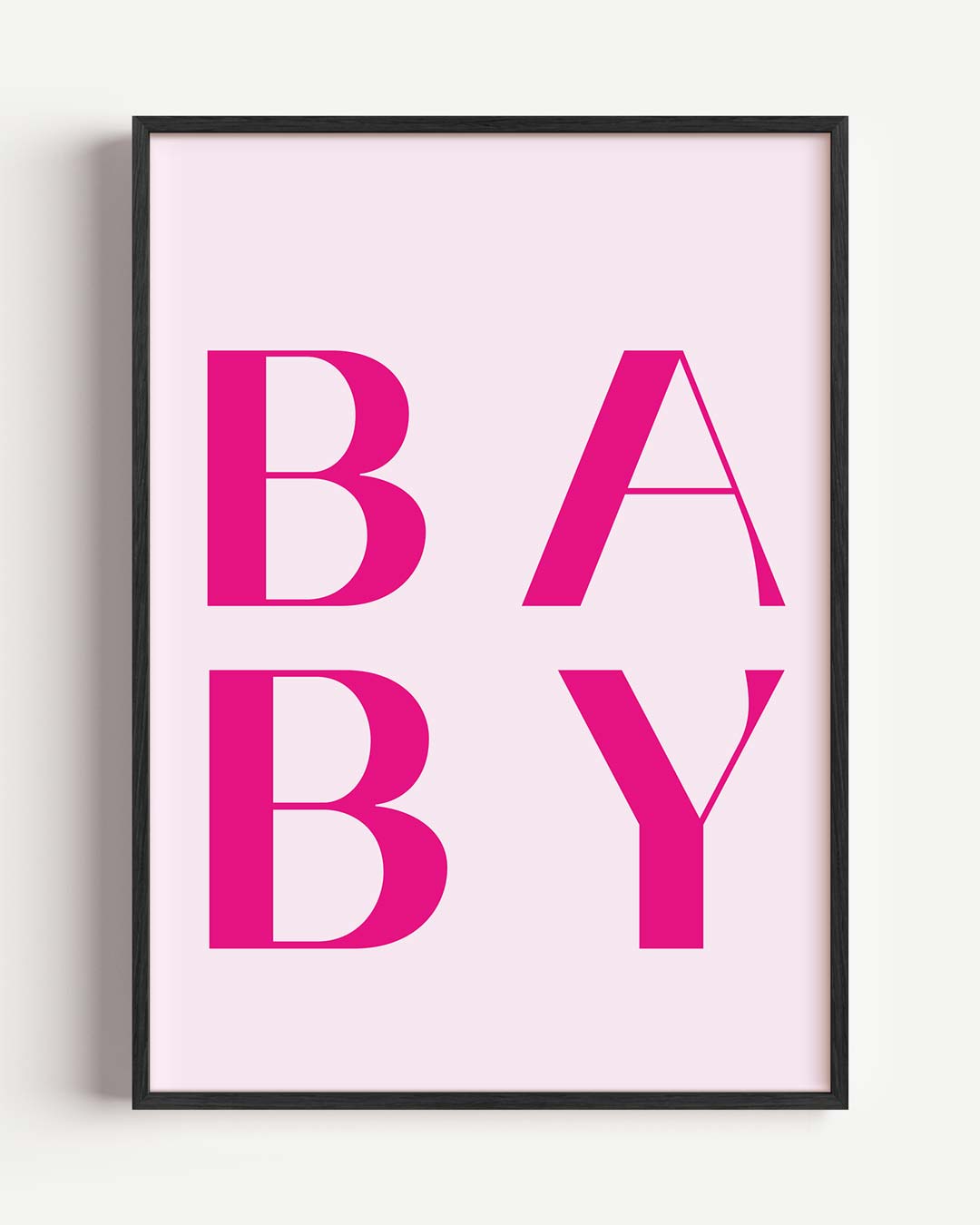 Baby Letterkunst Poster-WallArtistic