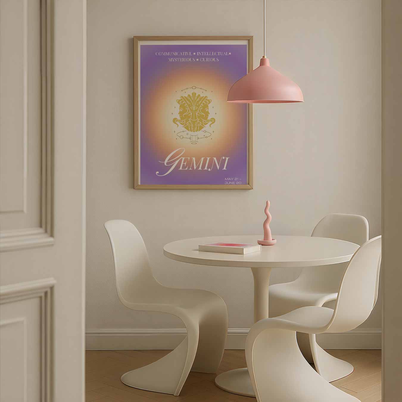 Stijlvolle Tweelingen Poster-WallArtistic