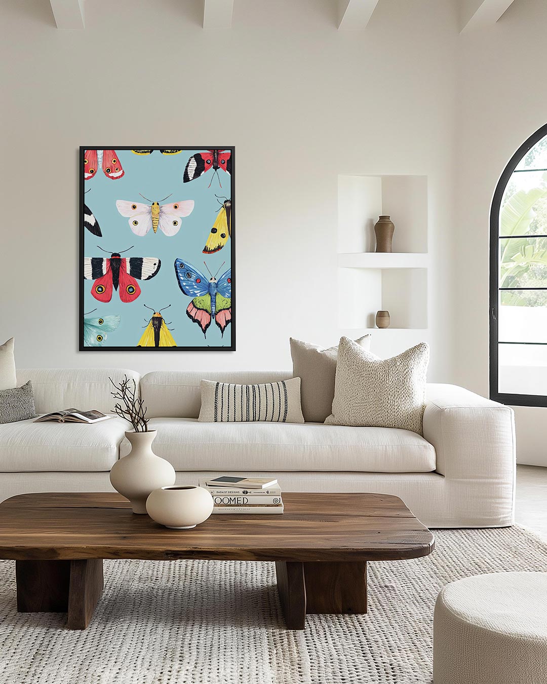 Vrolijke vlinders Kunstwerk