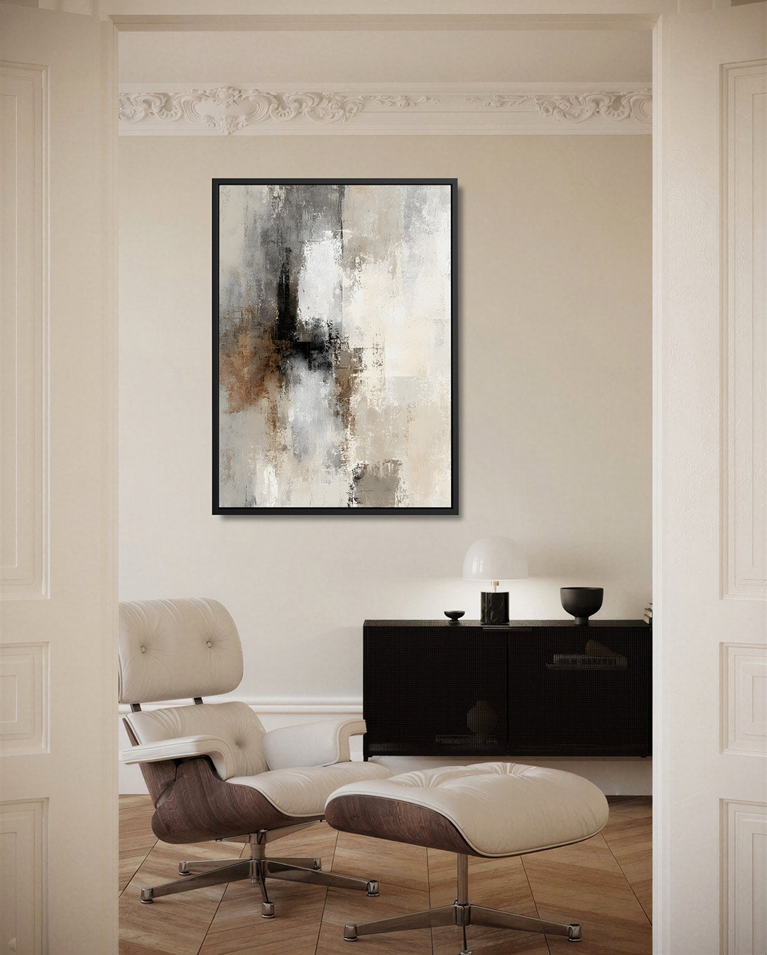 Gelaagde texturen Kunstwerk