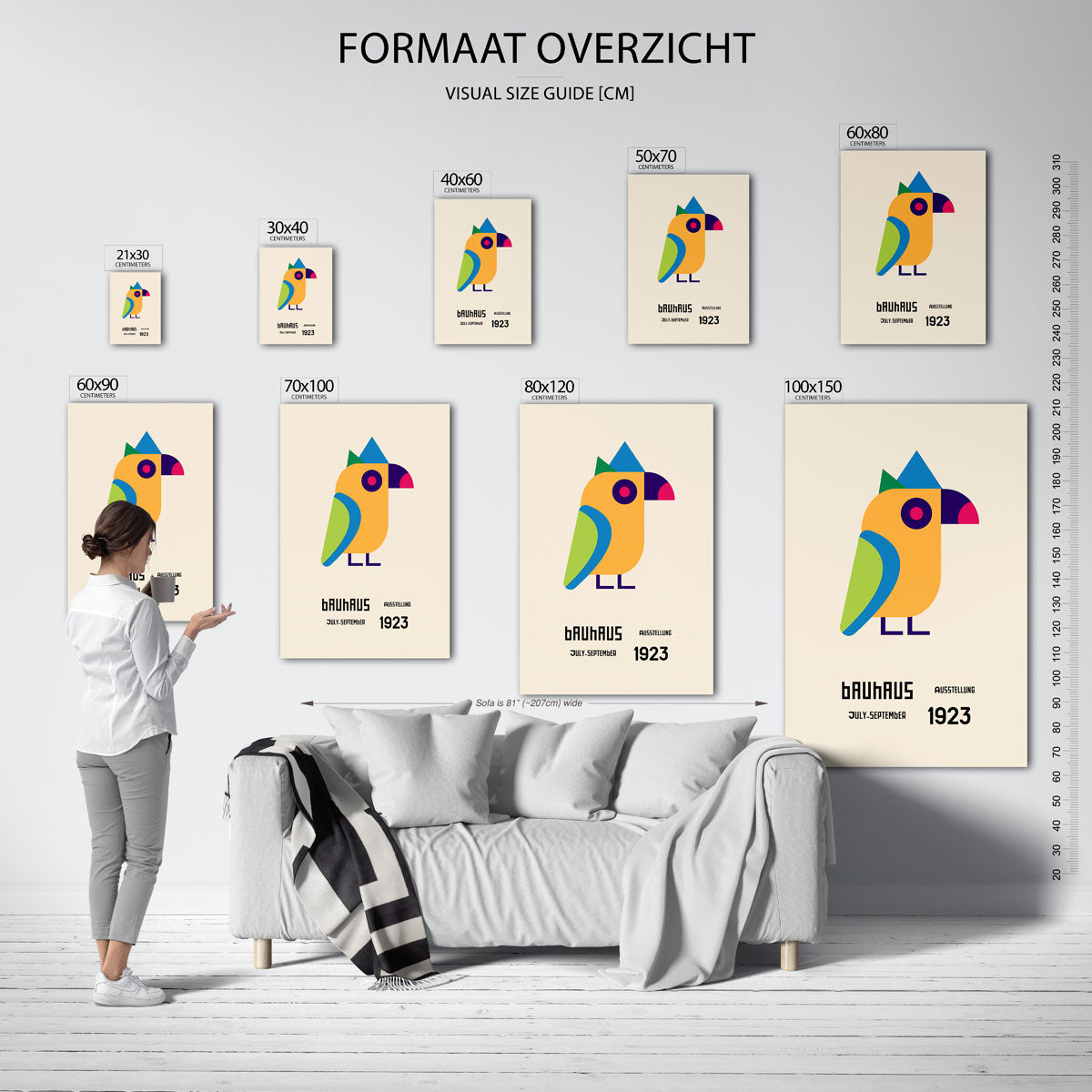 Vorm en kleur Poster
