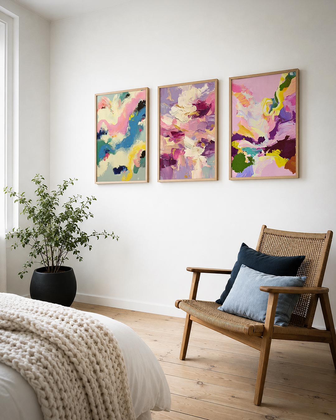 Kleurrijke vormen Posterset