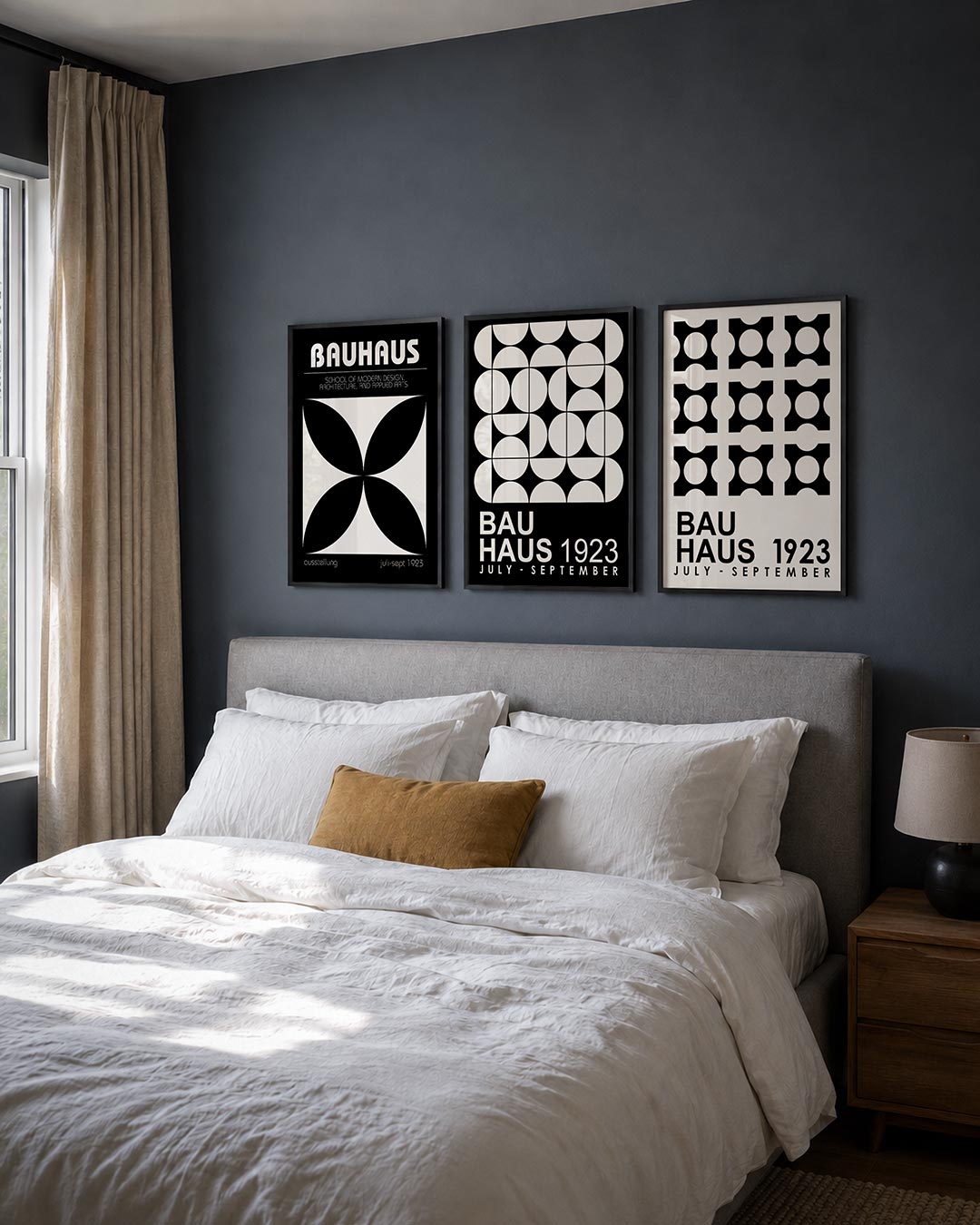 Zwart wit symmetrie Posterset