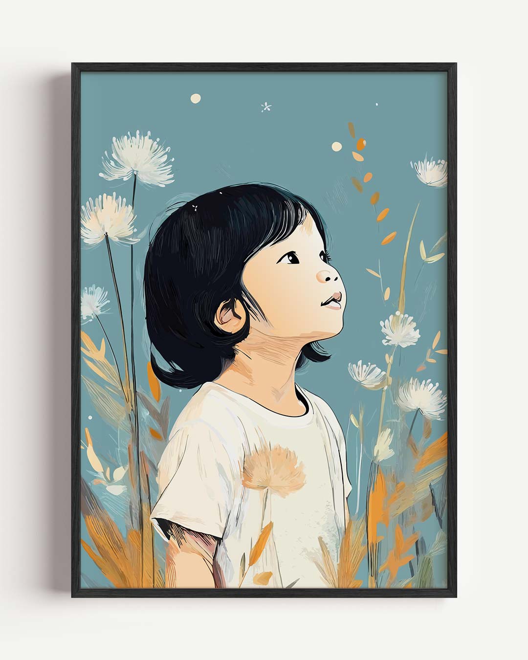 Dromerige Kinderen Poster-WallArtistic