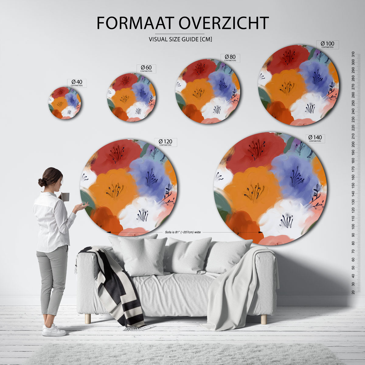 Bloemenpracht Muurcirkel