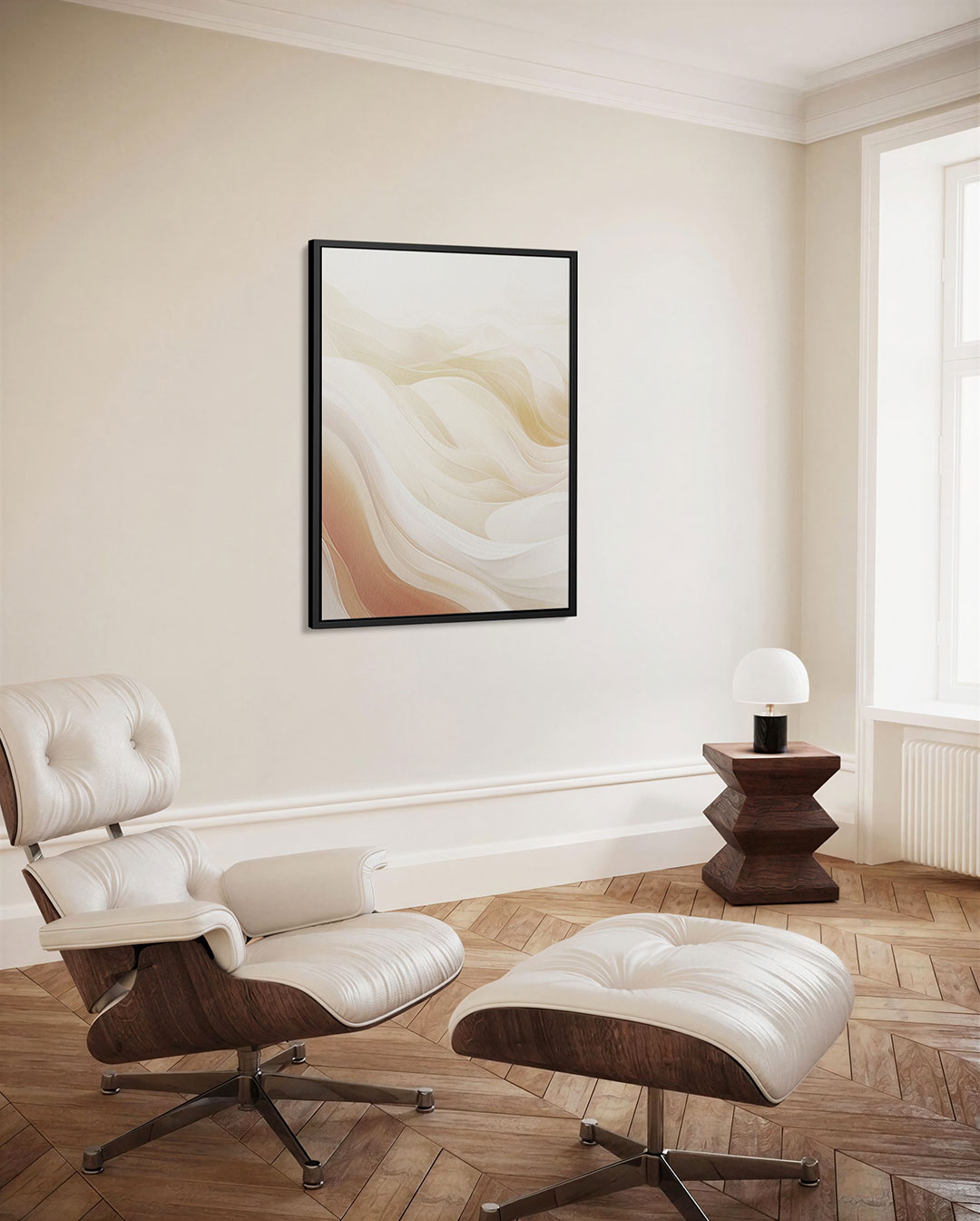 Zachte golvende lijnen Kunstwerk