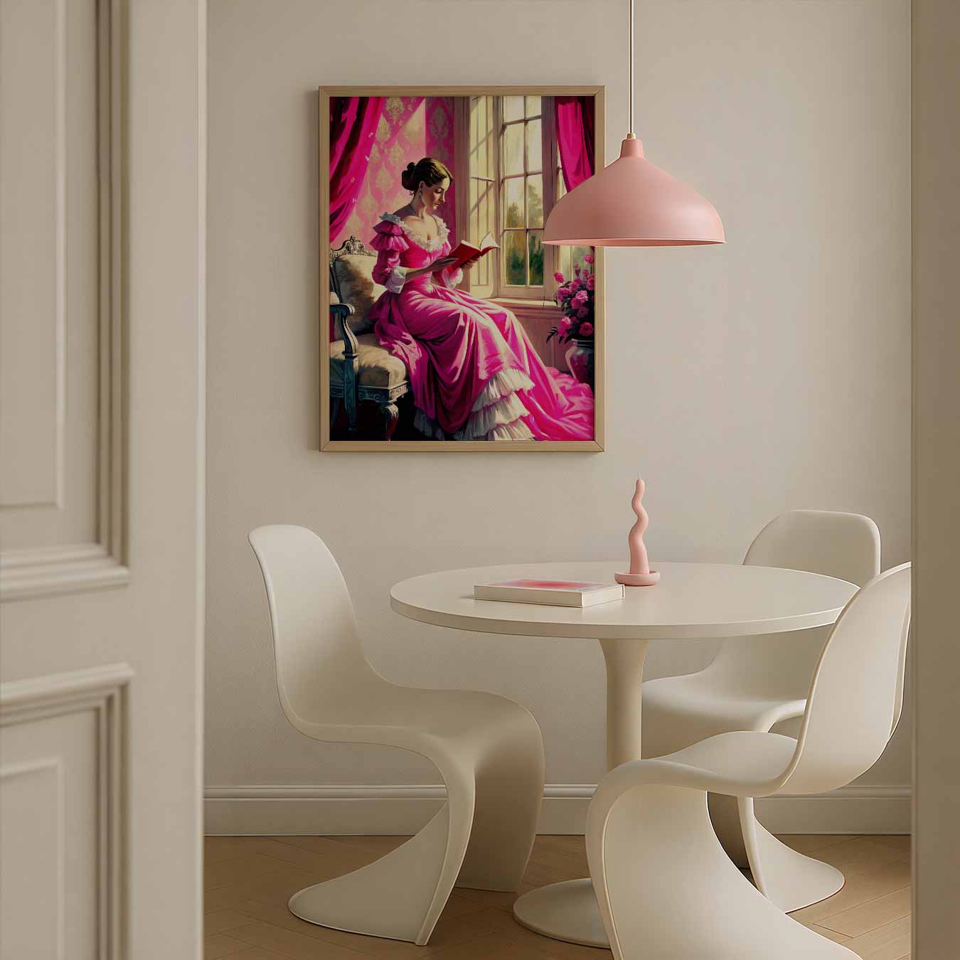 Dromerige Leeshoek Poster-WallArtistic