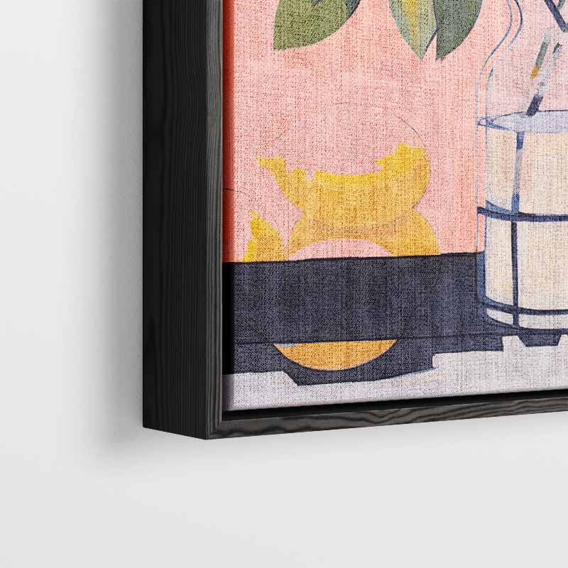 Bloemrijke Reflectie Kunstwerk-canvas-dibond-plexiglas-wanddecoratie-WallArtistic