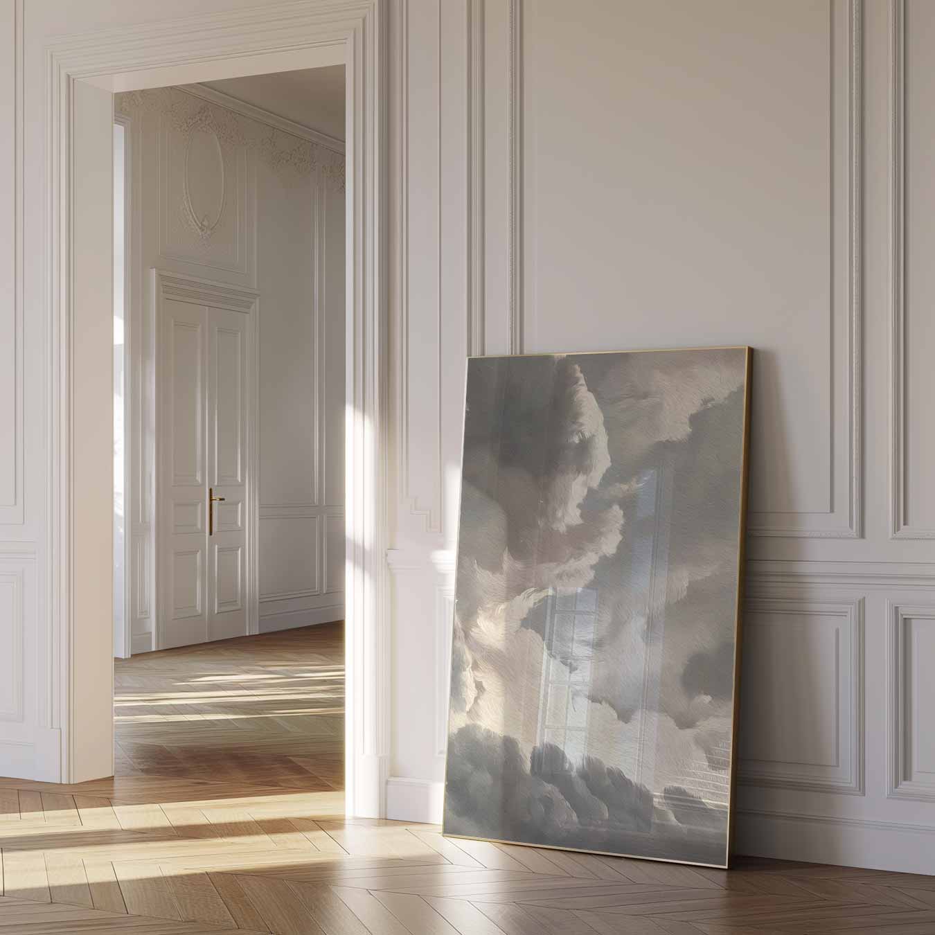 Dromerige Wolkenkunst Poster-WallArtistic