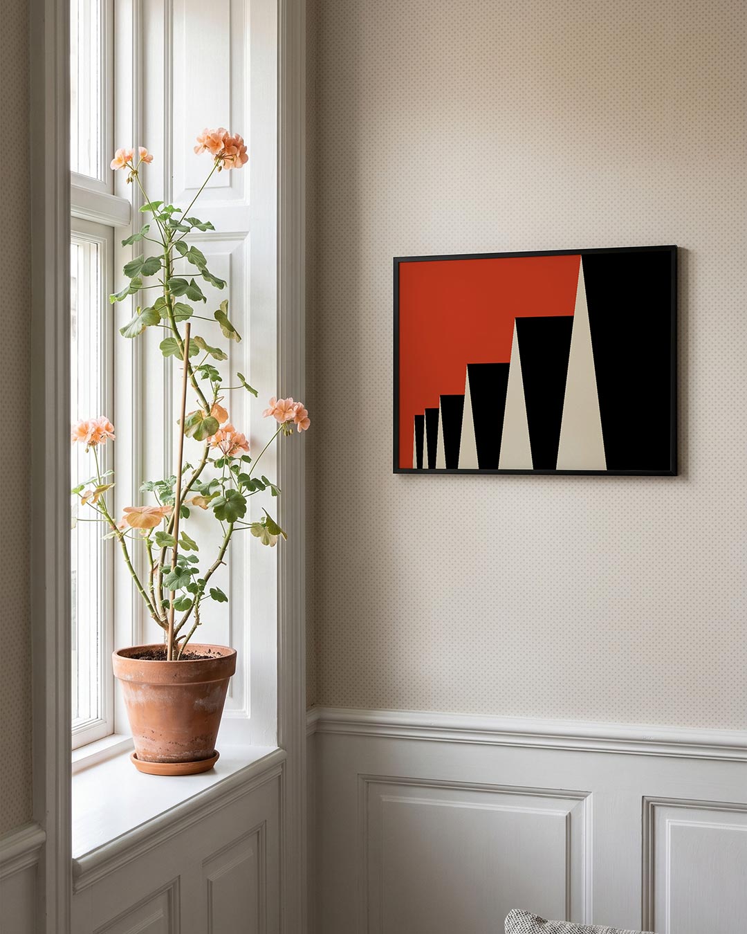 Vormritme en kleur Poster