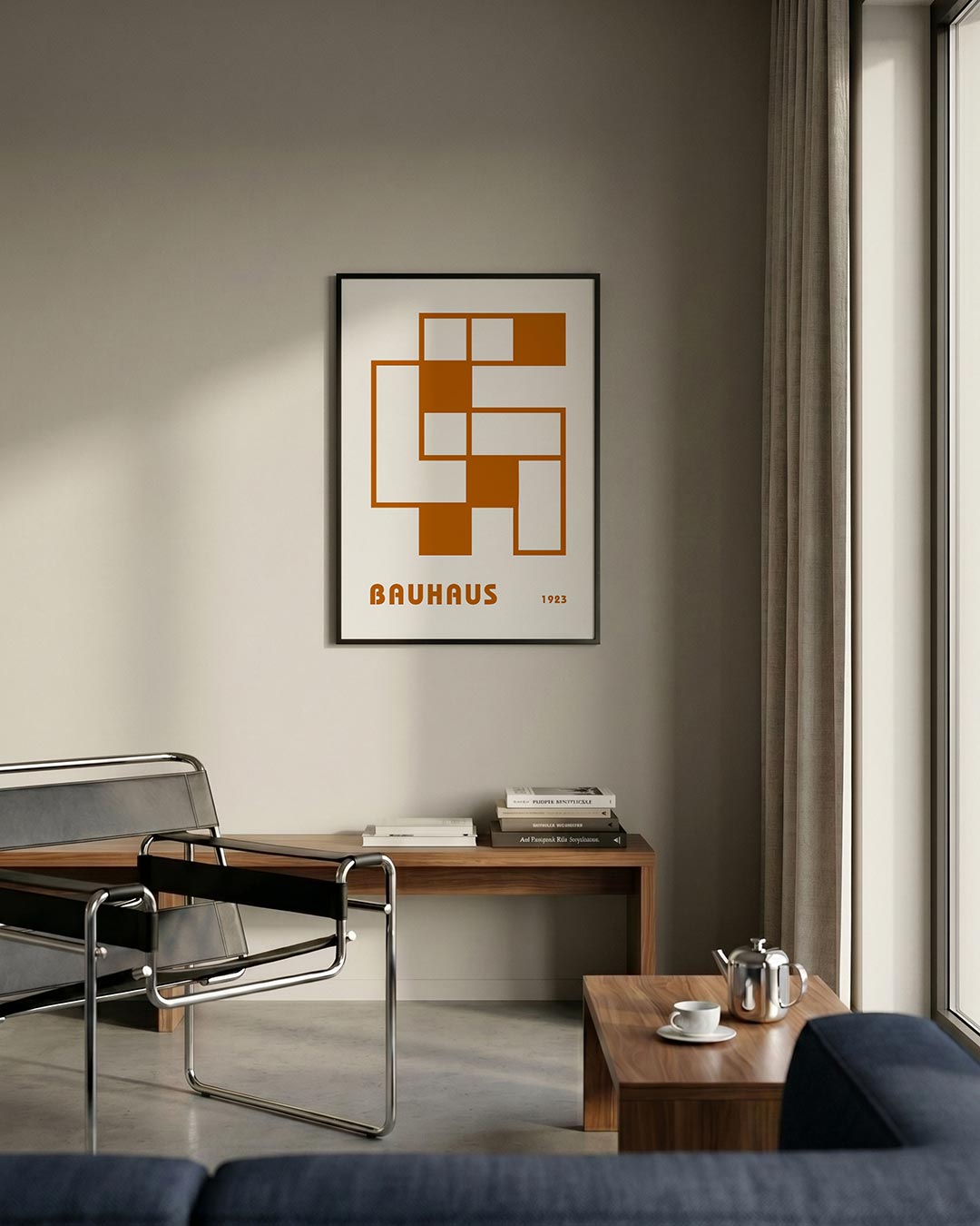 Vormstructuur en lijnen Poster