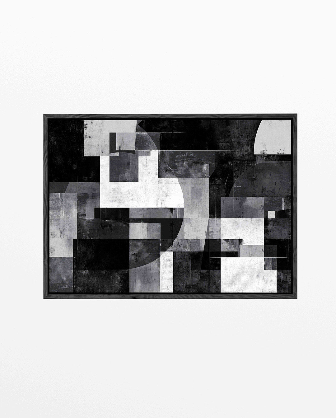 Geometrische vormen compositie Kunstwerk