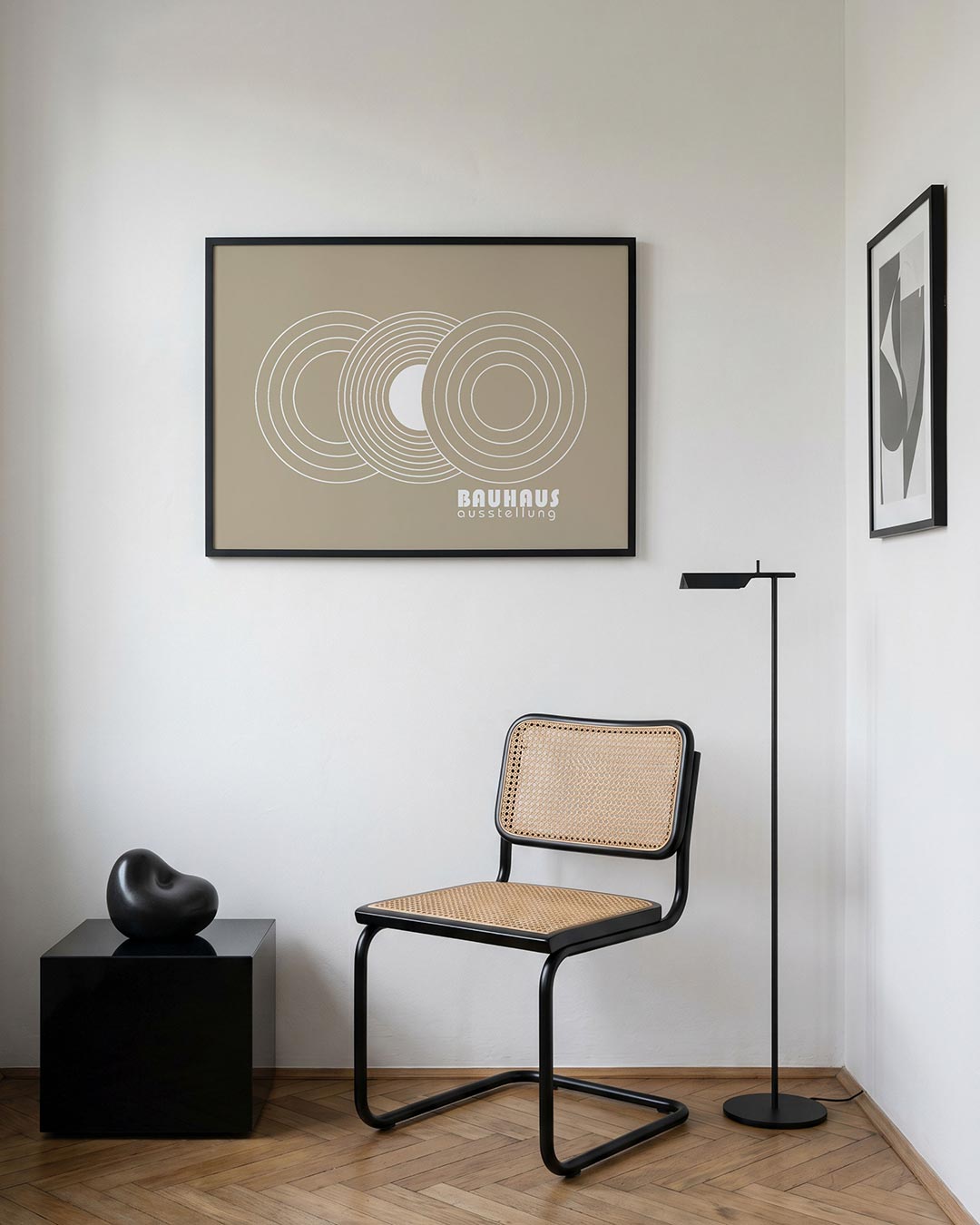 Cirkelvormen en lijnen Poster