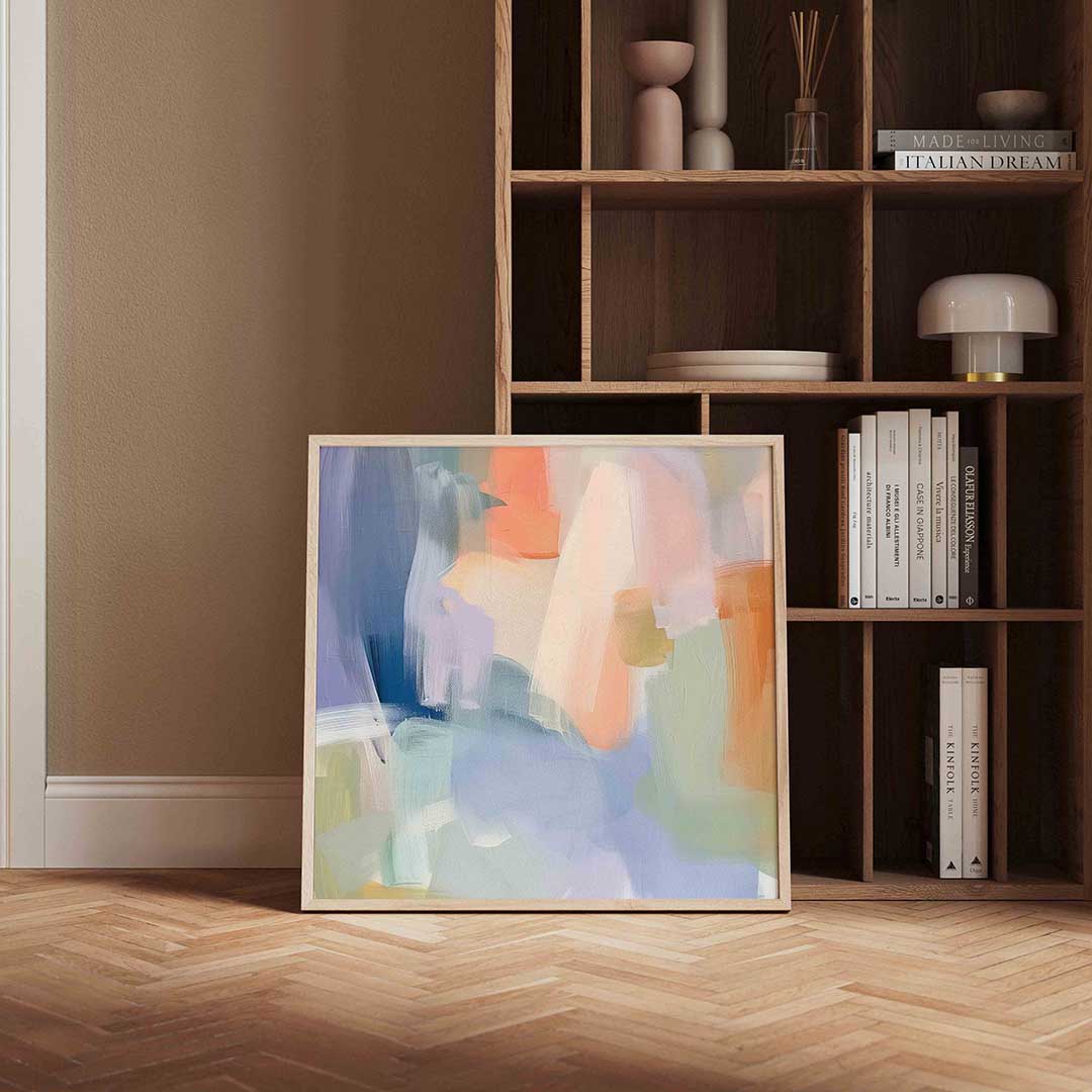 Abstracte kleurvlakken Poster