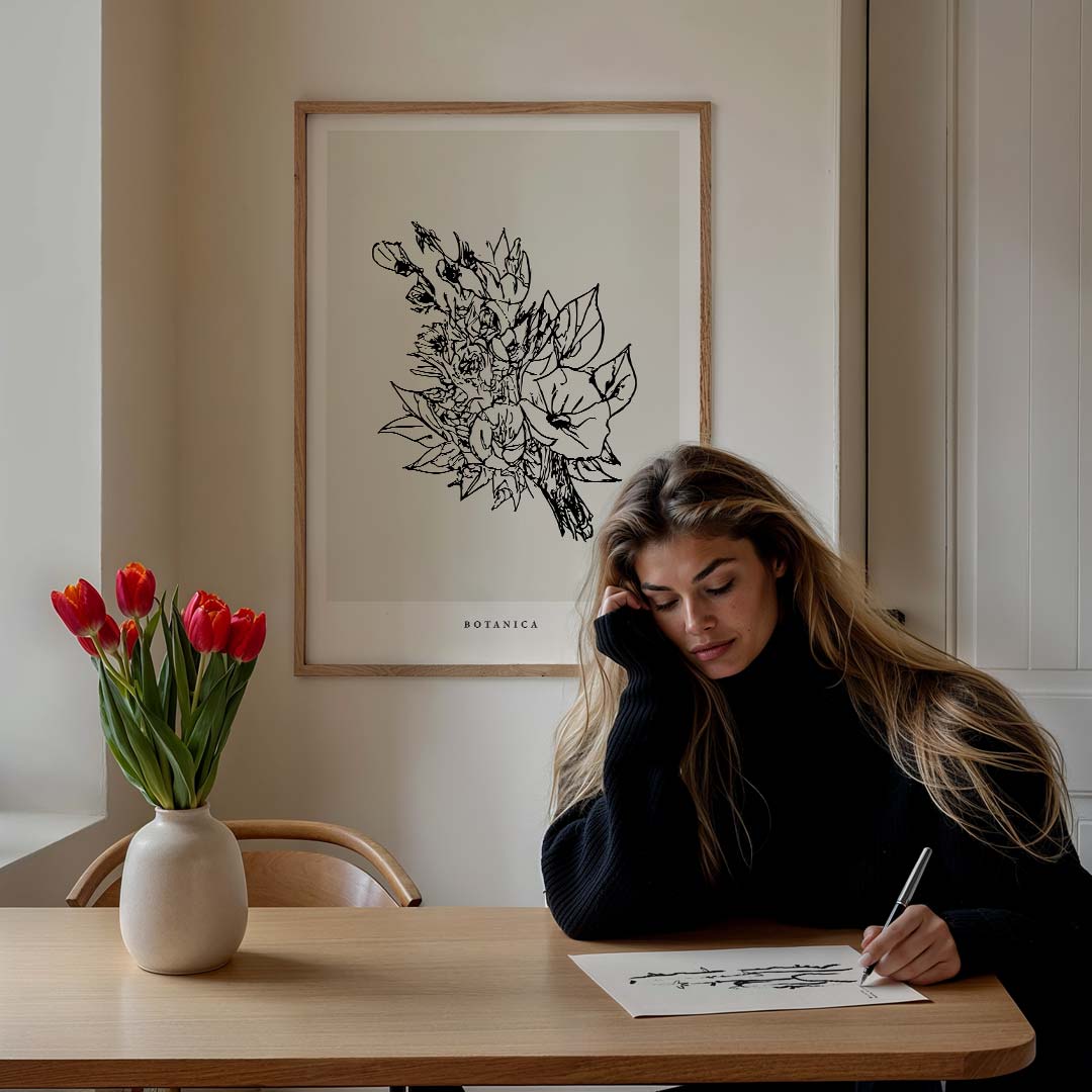 Botanische Kunstposter-WallArtistic