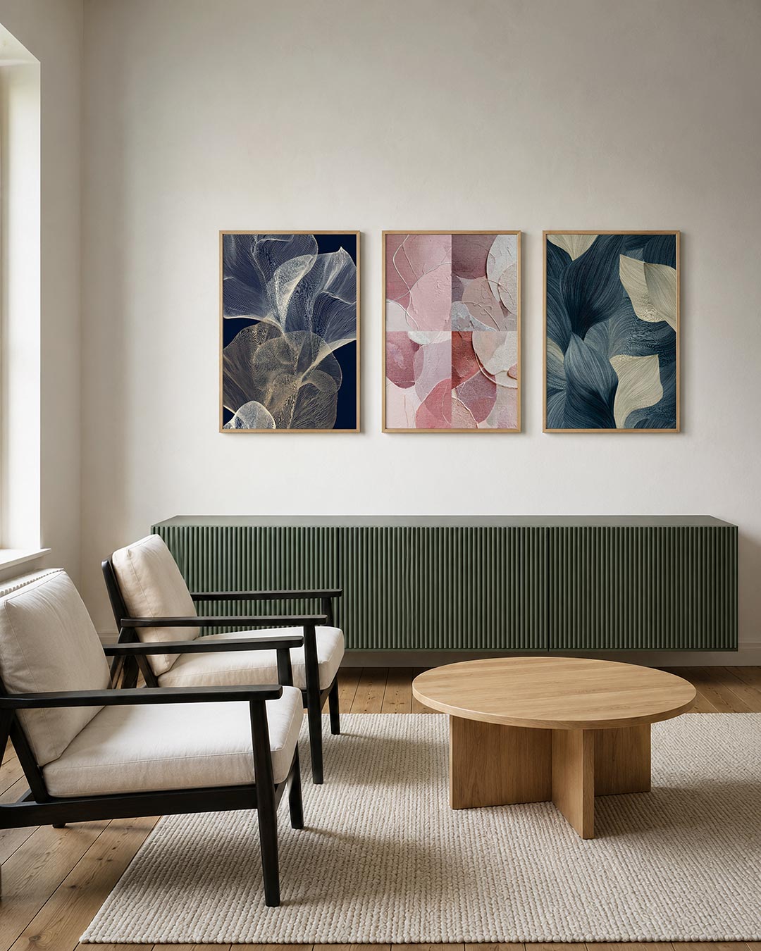 Lijnenspel en beweging Posterset