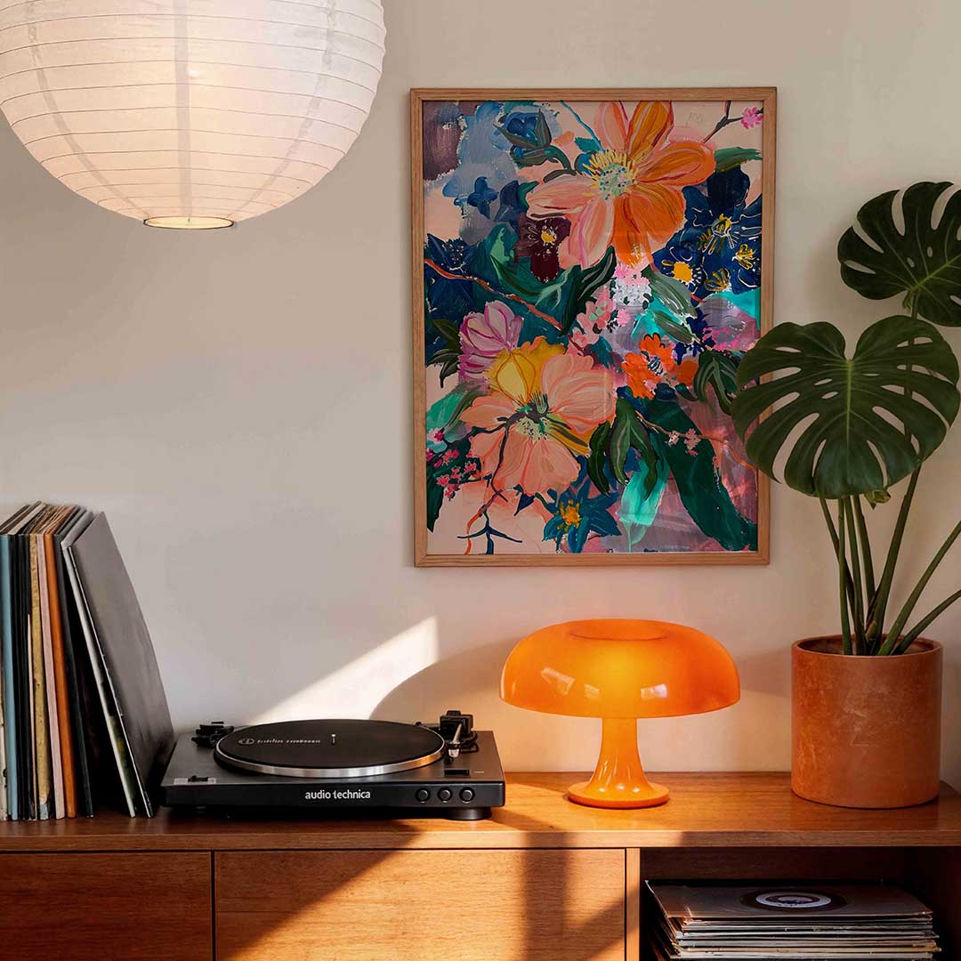 Bloemen en bladeren Poster
