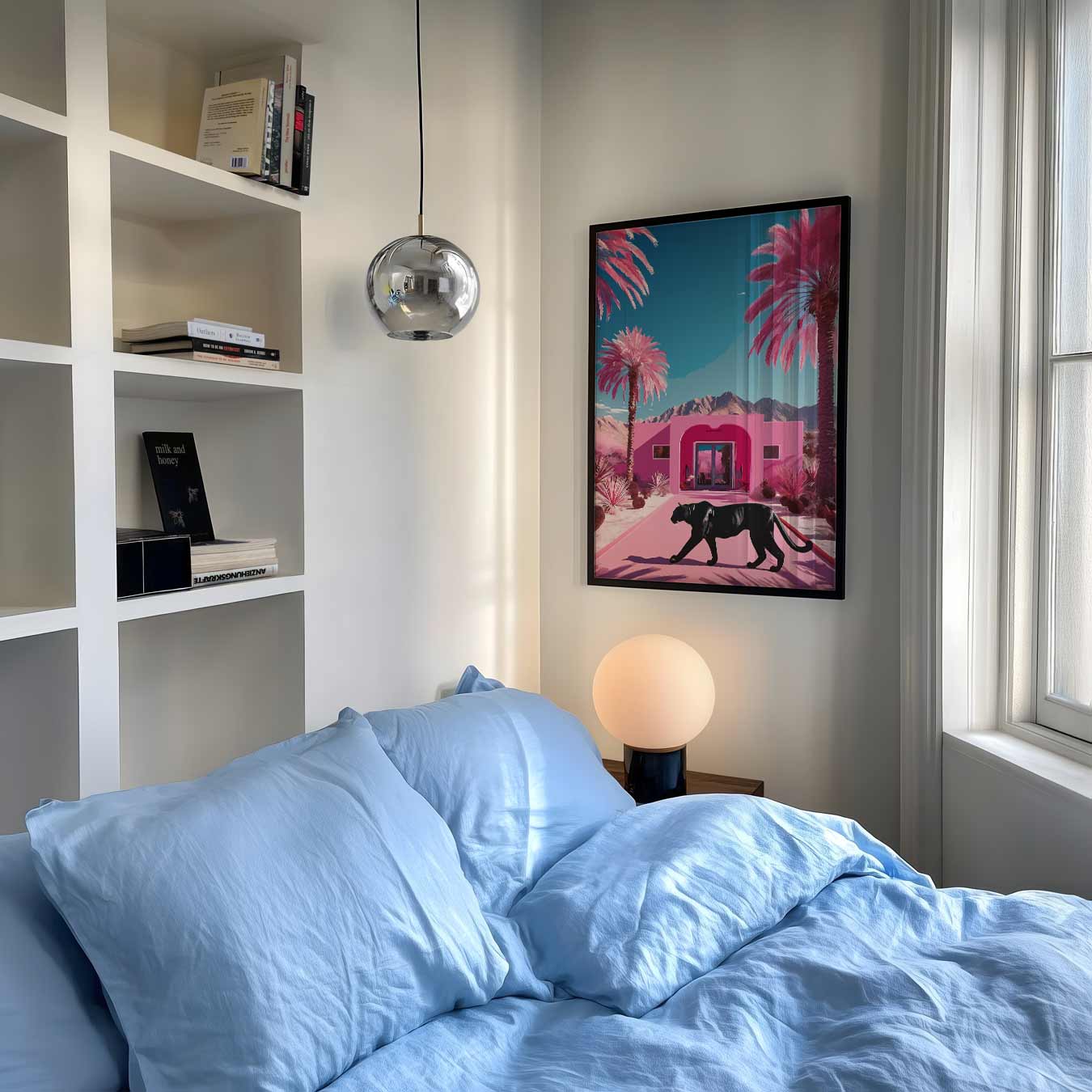 Stralende Roze Panter Poster-WallArtistic