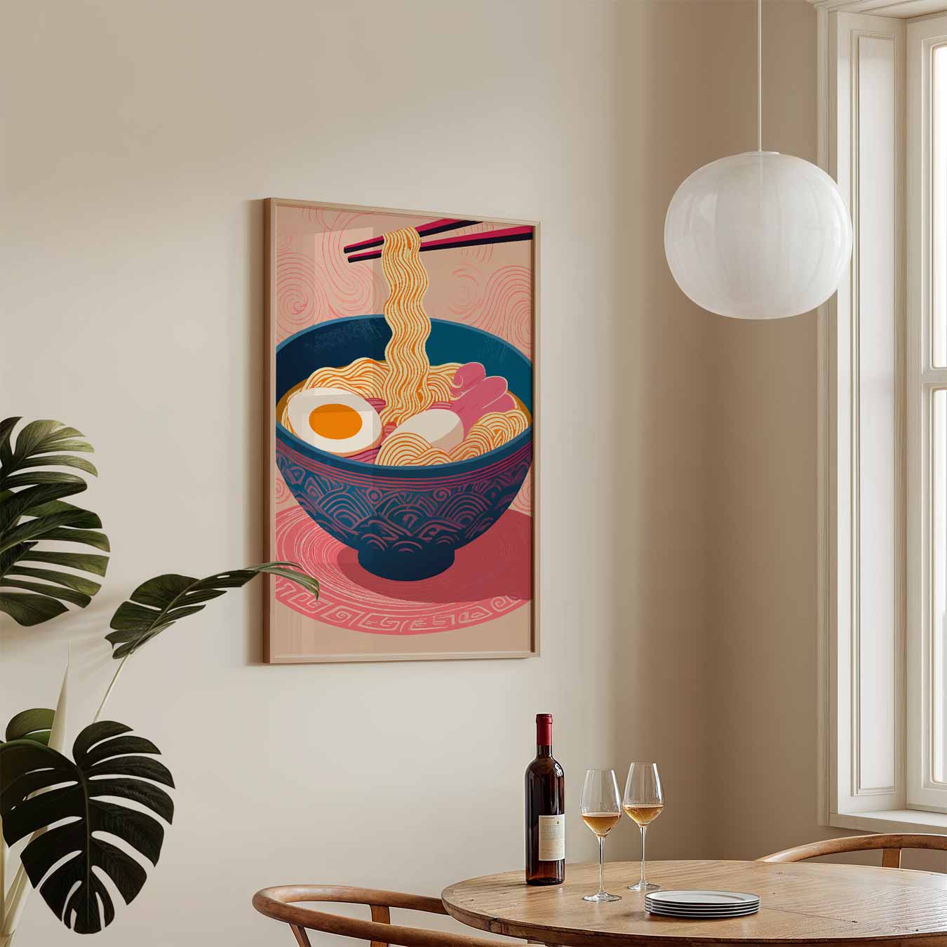 Ramen Liefhebbers Poster-WallArtistic