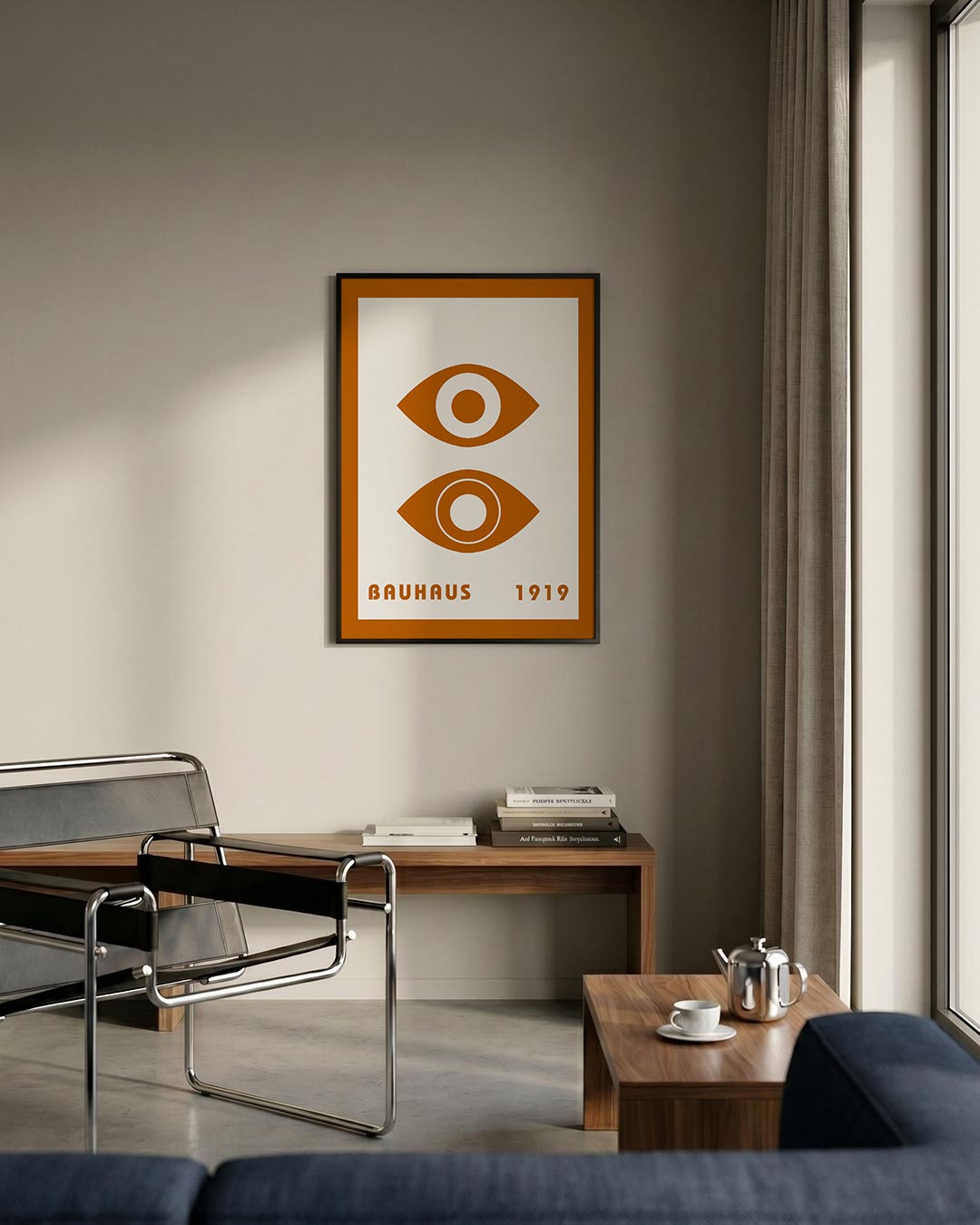Oogvormen en lijnen Poster