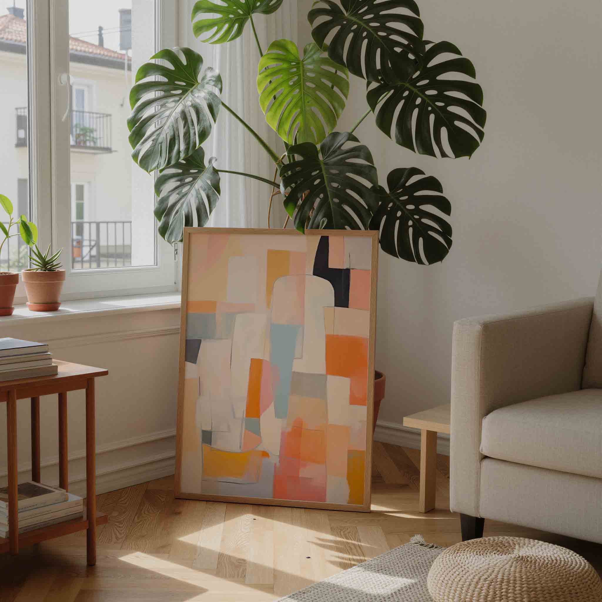 Abstracte vormen Poster