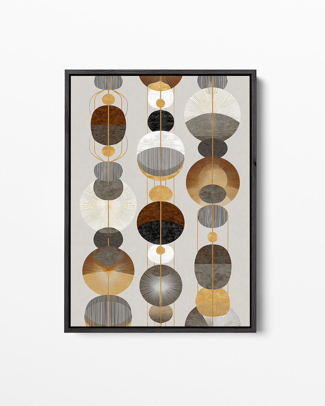 Geometrische cirkelpatronen Kunstwerk