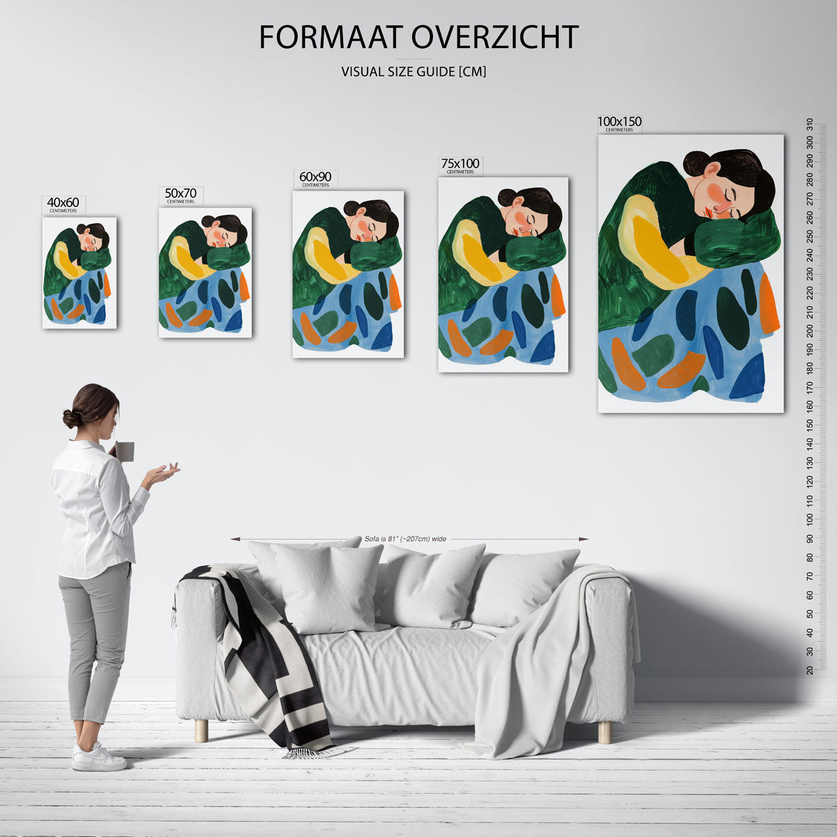 Dromerige vormen Kunstwerk